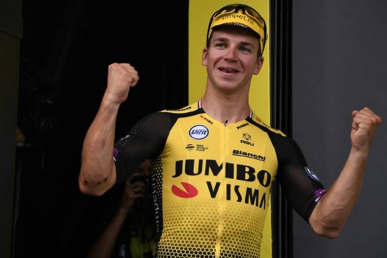Dutch sprinter Dylan Groenewegen has signed a contract extension with Jumbo-Visma. — AFP