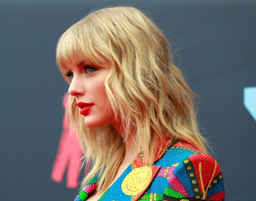 Taylor Swift arrives for MTV Video Music Awards at Prudential Center, Newark, New Jersey,  in this Aug. 26, 2019 file photo. — Reuters