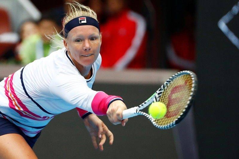 Kiki Bertens of Netherlands in action. — Reuters