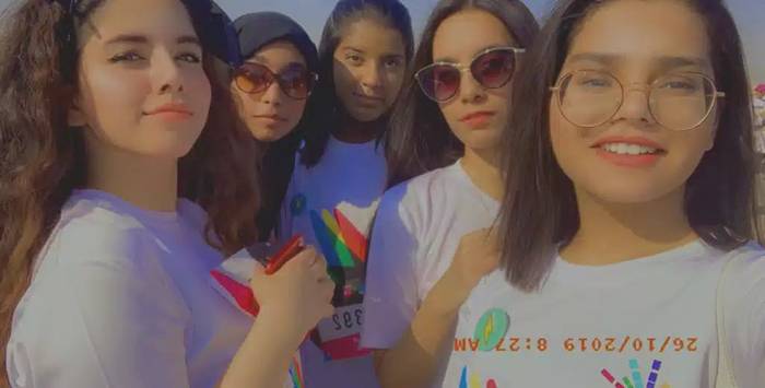 Women attend the Colour Run event during Riyadh season festival, in Saudi Arabia, Oct. 26, 2019. — Reauters