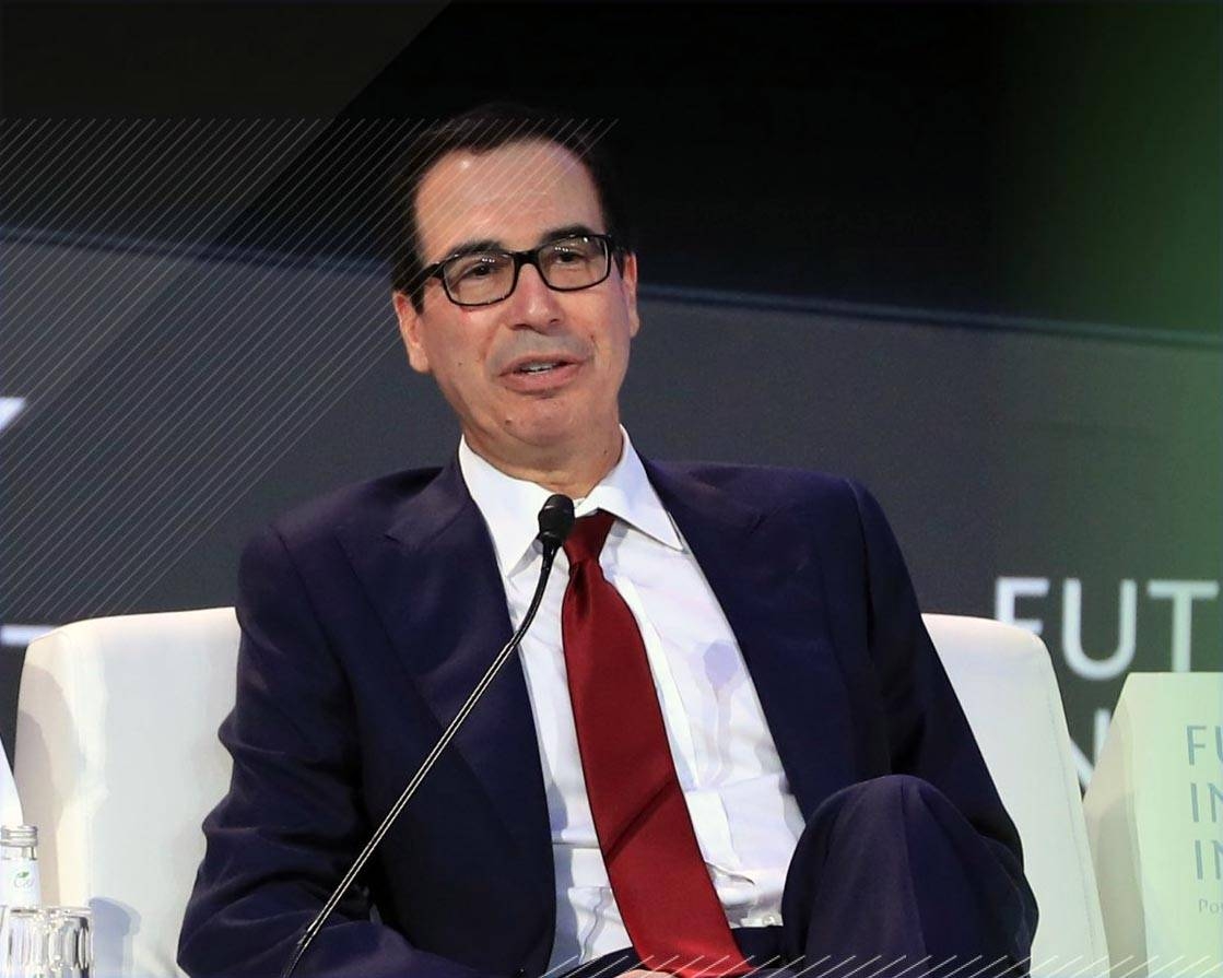 United States Secretary of Treasury Steven Mnuchin during a session titled “Global Capital Markets” in the 3rd edition of Future Investment Initiative 2019 Forum in Riyadh on Wednesday.