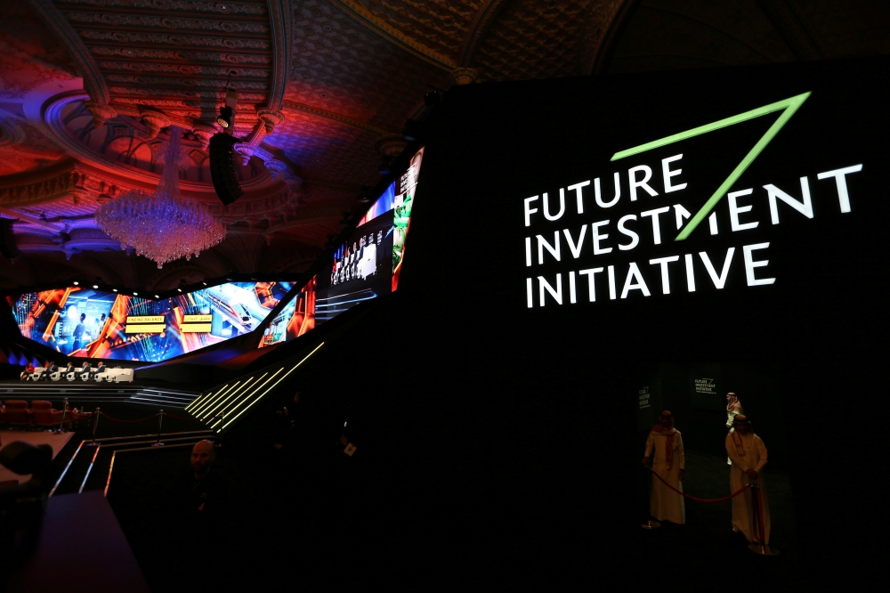 Participants attend the Future Investment Initiative conference in Riyadh, October 29, 2019. Reuters