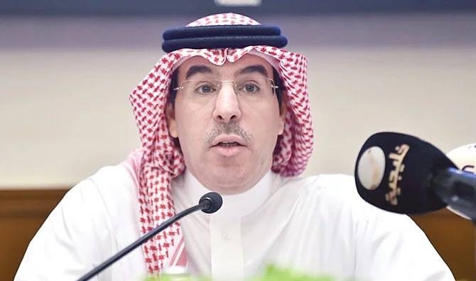 Awwad Bin Saleh Al-Awwad, president of the Saudi Human Rights Commission, speaks during the event in Riyadh. — SPA photos