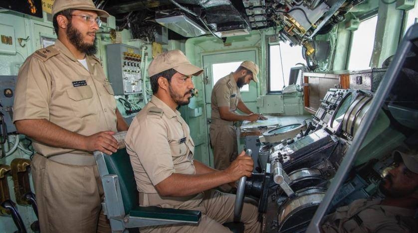 Saudi Royal Naval Forces take part in the IMX19 drill. — SPA