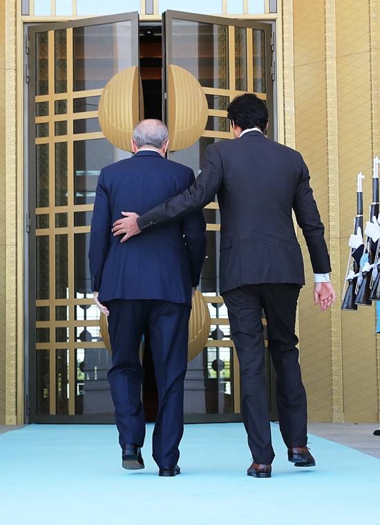 A file photo of Turkey’s President Recep Tayyip Erdogan and Qatar's Emir Tamim Bin Hamad meeting in Ankara.