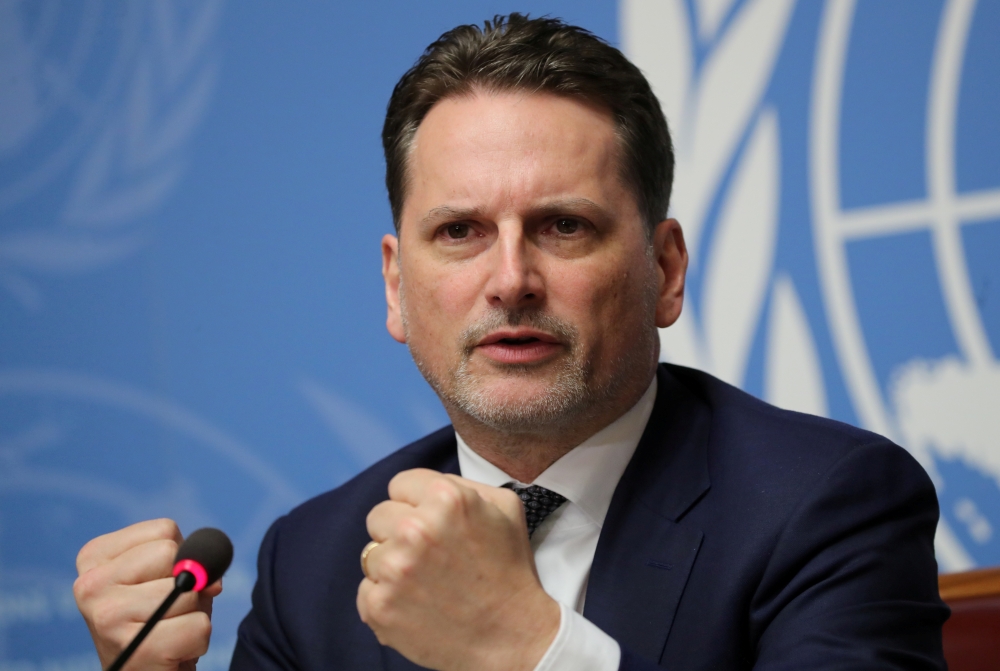 Pierre Krahenbuhl, Commissioner-General of the United Nations Relief and Works Agency for Palestine Refugees in the Near East (UNRWA), attends a news conference in Geneva, Switzerland, in this Jan. 29, 2019 file photo. — Reuters