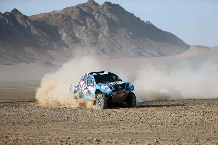 Yasir Seaidan wins the opening stage of the AlUla–Neom Cross-Country Rally Wednesday.