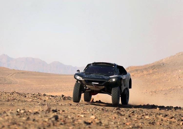 Yasir Seaidan wins the opening stage of the AlUla–Neom Cross-Country Rally Wednesday.