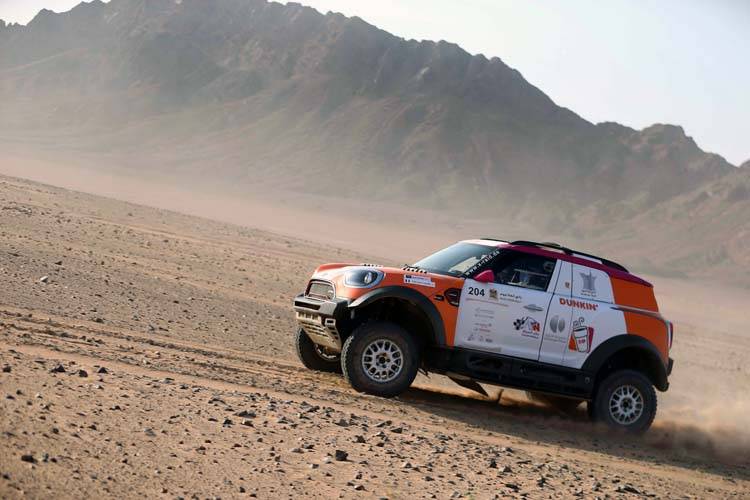 Yasir Seaidan wins the opening stage of the AlUla–Neom Cross-Country Rally Wednesday.