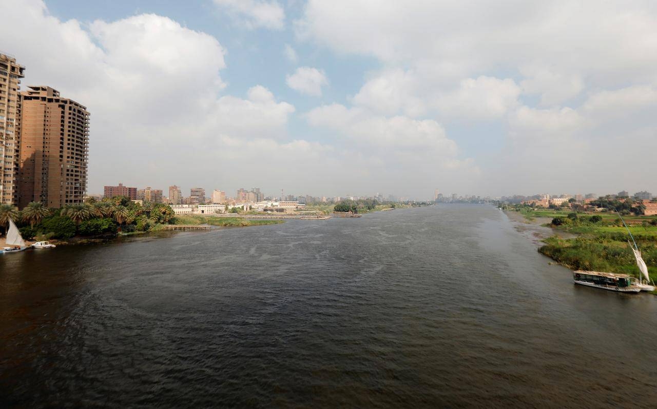 A general view shows the River Nile with houses and farmland in Cairo on Wednesday. — Reuters