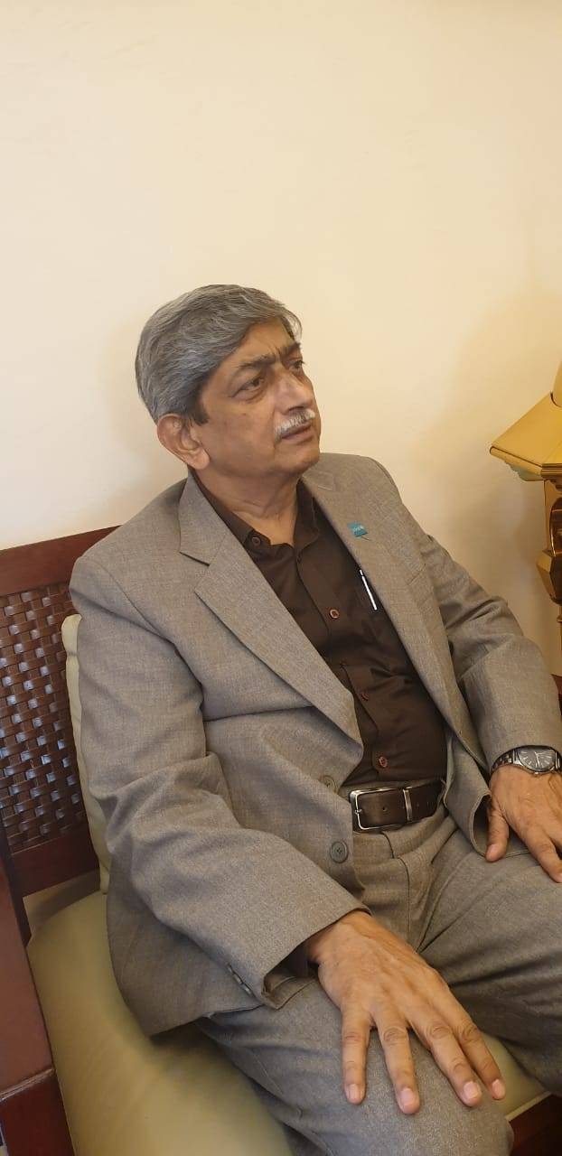 Dr. Muhammad Aslam Parvaiz, vice chancellor of Maulana Azad National Urdu University in Hyderabad, India, during his interview in Jeddah, recently. — SG photo