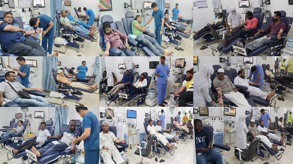 TNTJ has conducted blood donation campaigns in coordination with KFMC and KSMC hospitals for the last 12 years and so far 100 camps have been held in Riyadh’s Shumesi Hospital. — Courtesy photo