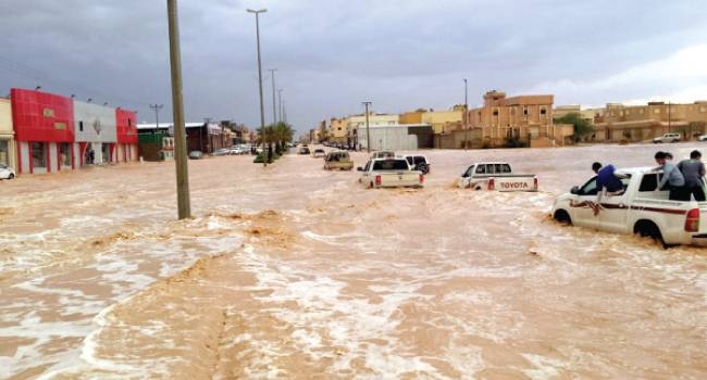 Moderate to heavy rainfall hit a number of regions including Makkah, Madinah, Jeddah, Taif, Tabuk and other towns and cities. — Courtesy photo