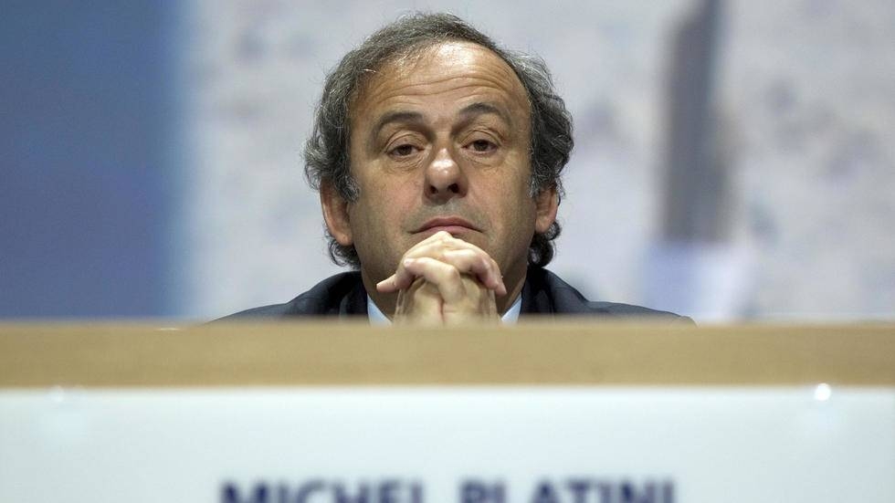 Former UEFA president Michel Platini