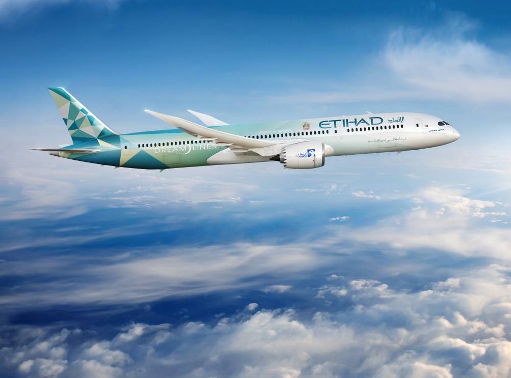 Etihad, Boeing forge 
global partnership for
sustainable aviation