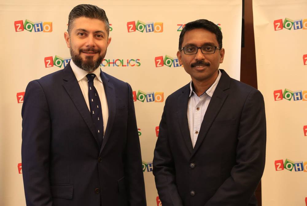 Zoho's-Ali Shabdar, with Hyther Nizam, President, MEA, Zoho Corp.