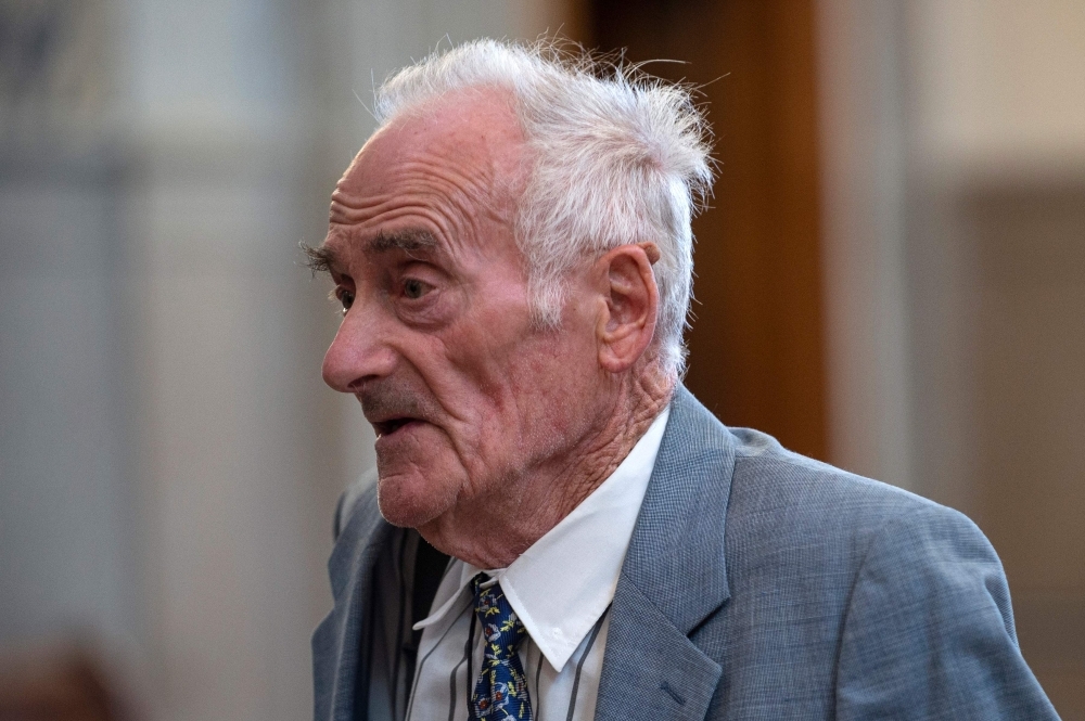 Pierre Le Guennec, Pablo Picasso's former electrician, leaves the courthouse in Lyon, France, in this Sept. 24, 2019 file photo. — AFP