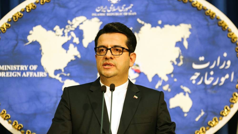 Abbas Mousavi, spokesman for Iran's Foreign Ministry, gives a press conference in Tehran in this May 28, 2019 file photo. — AFP
