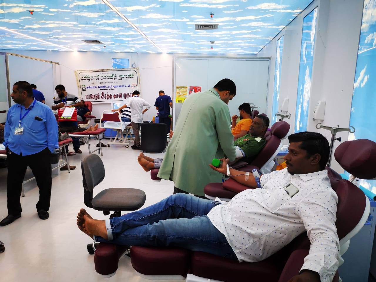 Tamil group organizes blood
donation drive in Dammam