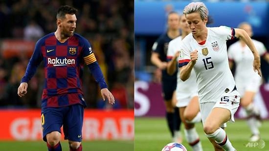 Lionel Messi and Megan Rapinoe are expected to win the big prizes at the Ballon d'Or ceremony. — AFP