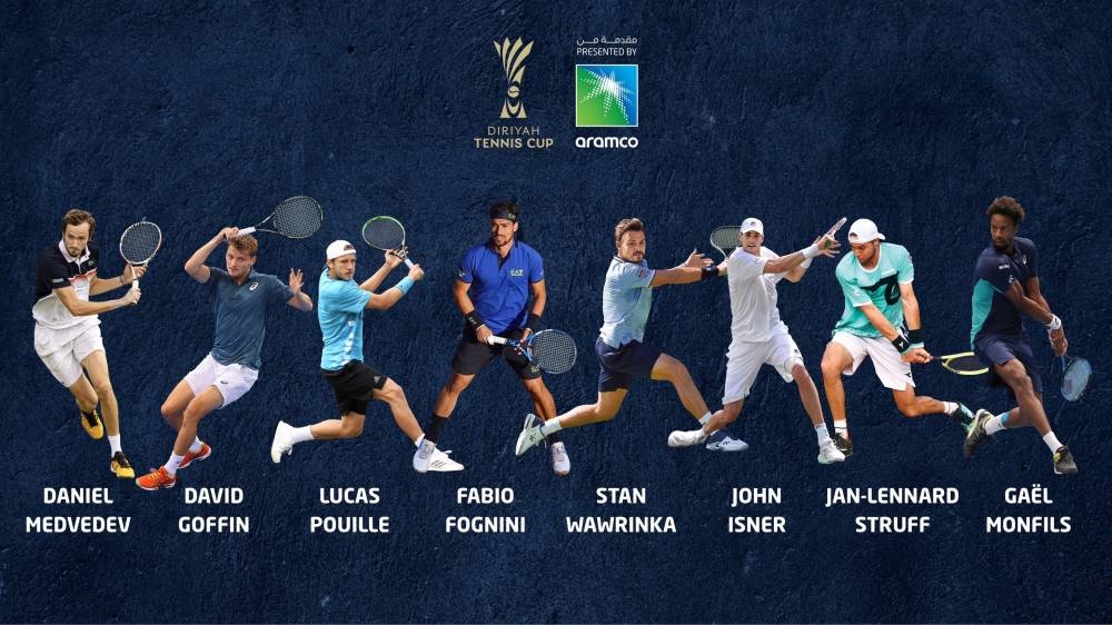 Diriyah Tennis Cup player line-up