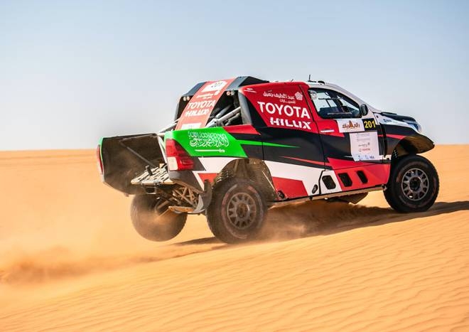 Carlos Sainz (ESP) poses for a portrait in Erfoud , Morocco on Sept.r 24, 2018.