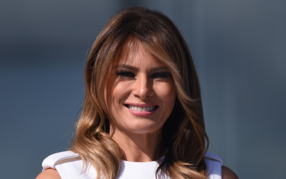 US First Lady Melania Trump attends the reopening of the Washington Monument on the National Mall in Washington in this Sept. 19, 2019 file photo. — AFP
