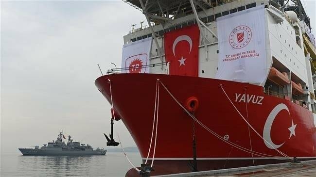 The drilling ship 'Yavuz' scheduled to search for oil and gas off Cyprus is seen at the port of Dilovasi, outside Istanbul, Turkey, in this June 20, 2019 file photo. — AFP