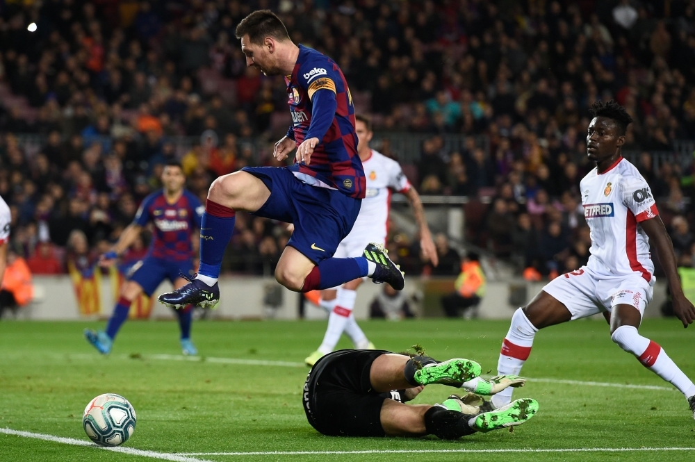 Messi Hat Trick Breaks La Liga Record As Barcelona Put Five Past Mallorca Saudi Gazette