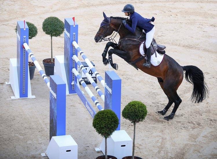 Jasmine Chen hopes to score a qualification for Tokyo 2020 at the Diriyah Equestrian Festival. 
