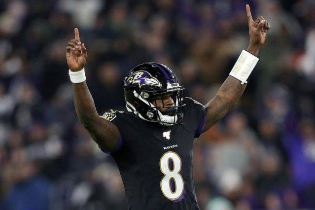 Baltimore Ravens quarterback Lamar Jackson rushed for 86 yards in a win over the Jets as he passed Michael Vick's single season record for most rushing yards by a NFL quarterback. — AFP