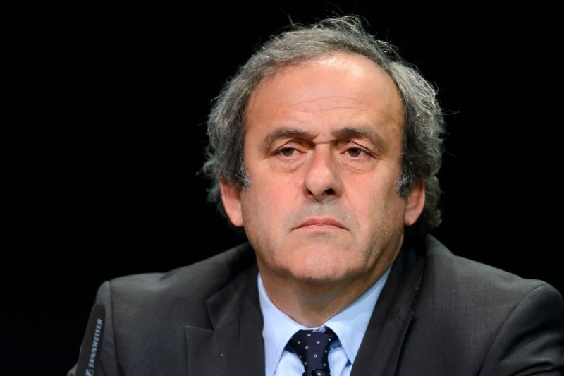 This file photo taken on May 28, 2015 shows UEFA President Michel Platini giving a press conference prior to the 65th FIFA Congress in Zurich. — AFP
