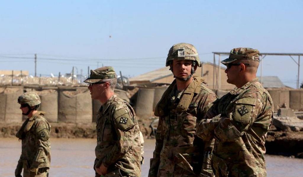 US Special Forces train Iraqi soldiers at a base north of Baghdad in this 2017 file photo. — AFP