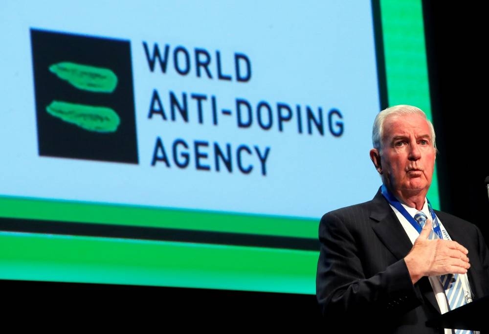 Craig Reedie, president of the World Anti Doping Agency (WADA) attends the WADA Symposium in Ecublens, near Lausanne, Switzerland, on March 21, 2018 in this file photo. — Reuters