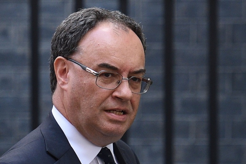Chief Executive Officer of the Financial Conduct Authority Andrew Bailey leaves 10 Downing Street in central London in this Sept. 5, 2019 file photo. — AFP