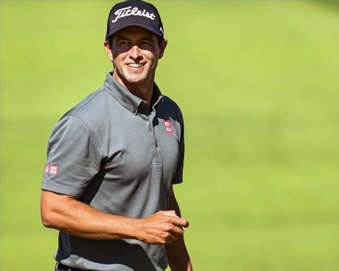 Adam Scott surges to one shot lead at the European Tour co-sanctioned Australian PGA Championships Saturday.