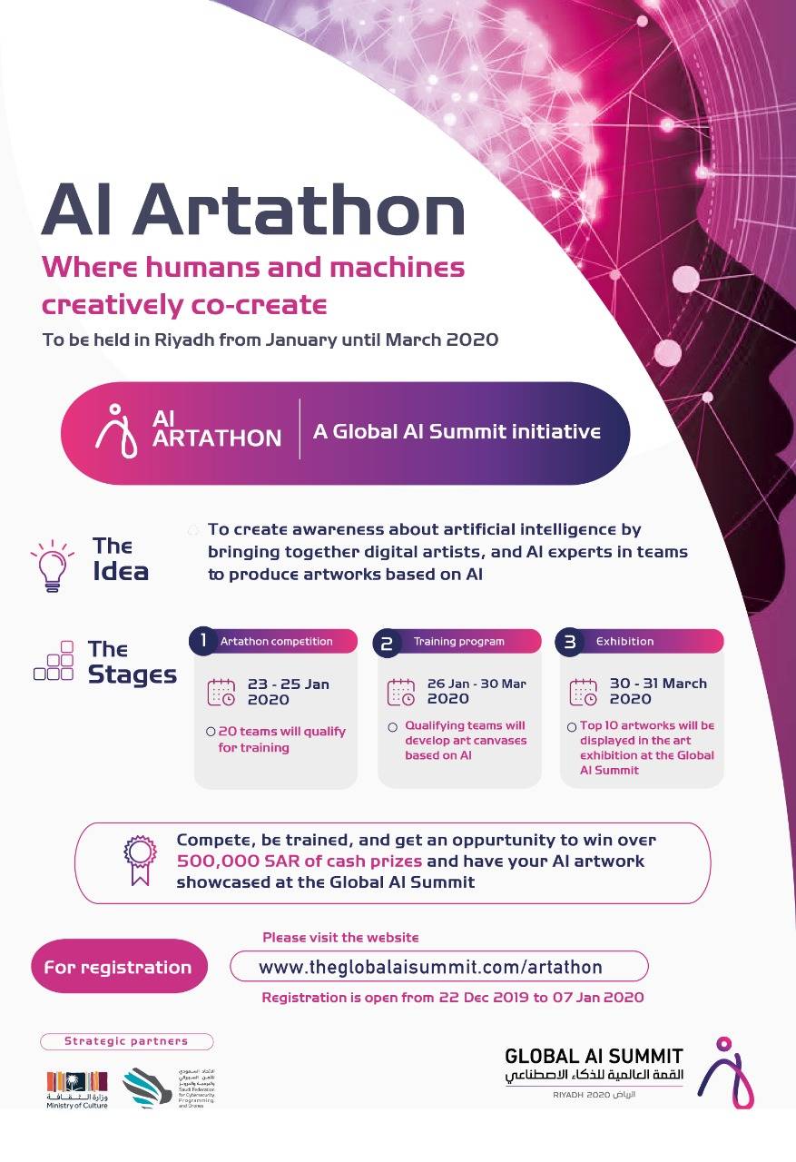 Saudi Arabia creates the future of art with Artathon