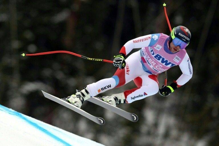 World Cup downhill leader Beat Feuz of Switzerland will be competing with a fractured hand. — AFP