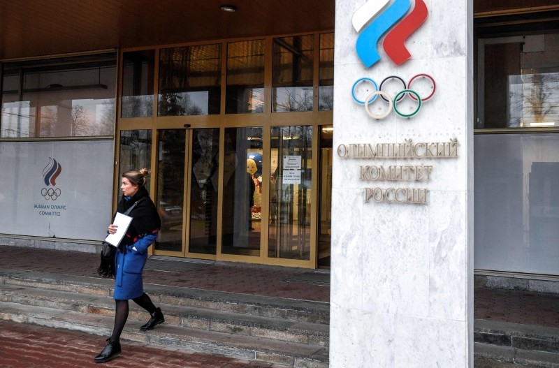Russian Olympic Committee (ROC) President Stanislav Pozdnyakov holds a press conference in Moscow on Dec. 24, 2019 following meetings with the Russian anti-doping agency to discuss Russia's doping ban from major sport competitions. — AFP