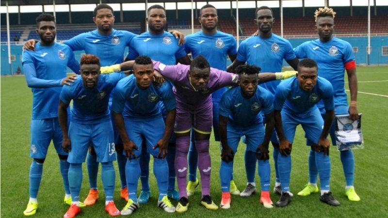 A file photo of the Enyimba team.