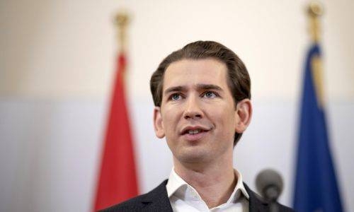  Austrian Chancellor Sebastian Kurz said on Friday he expects his conservative People's Party to sign a coalition agreement with the environmentalist Greens and form a new government by mid-January. -Courtesy photo
