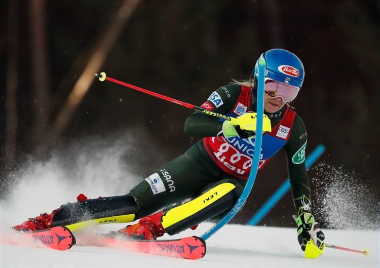 Resurgent American ski star Mikaela Shiffrin made it a clean sweep in Lienz after winning Sunday's alpine World Cup slalom, a day after charging to victory in the giant slalom.