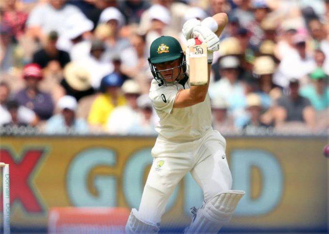 Marnus Labuschagne hit his fourth century in just 14 Tests to guide Australia into a commanding position against virus-hit New Zealand on the opening day of the third Test in Sydney on Friday.