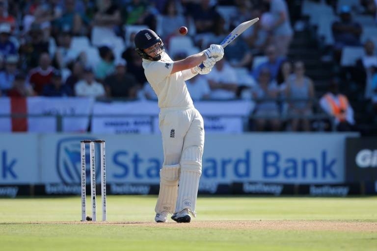 Ollie Pope gave England's traveling fans something to cheer about late on an otherwise disappointing first day of the second Test for England against South Africa at Newlands on Friday. — AFP