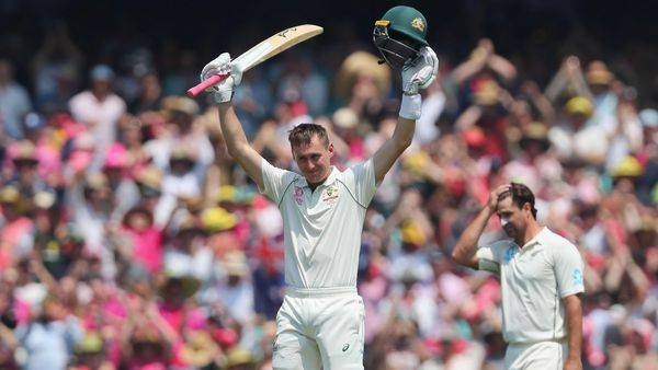 Marnus Labuschagne's double century lifts Australia to a massive 454 first innings total in the third Test against New Zealand on Saturday. — AFP