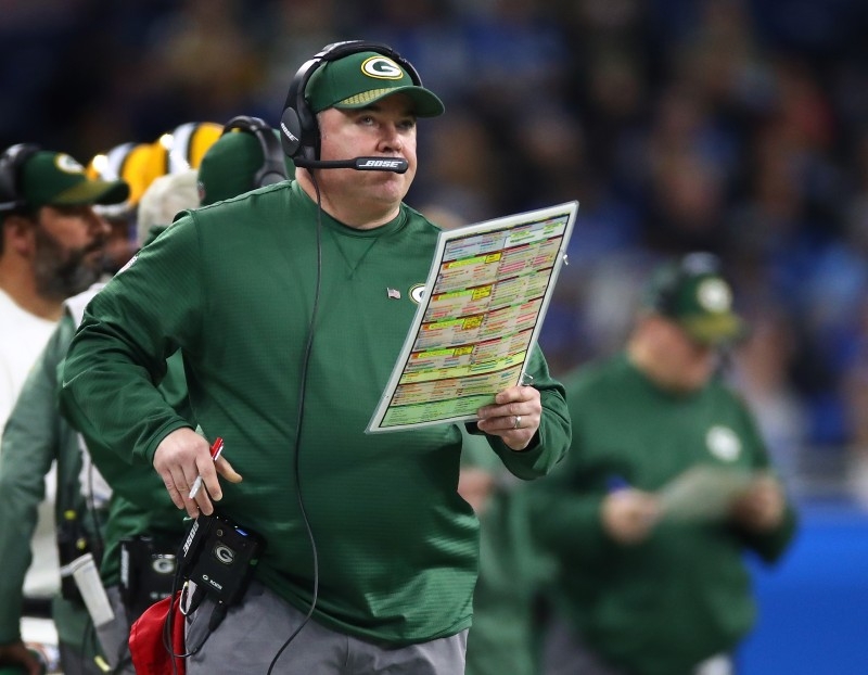 In this file photo taken on Dec. 30, 2017 head coach Mike McCarthy of the Green Bay Packers watches his team against the Detroit Lions during the first quarter at Ford Field in Detroit, Michigan. The Dallas Cowboys are set to appoint former Green Bay Packers head coach Mike McCarthy following the sacking of Jason Garrett, reports said on Monday. — AFP