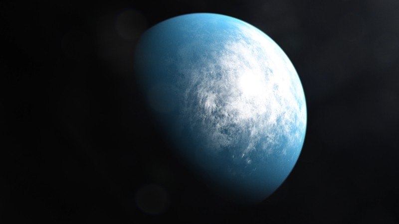 This handout image released on Monday courtesy of NASA's Goddard Space Flight Center shows an artists' illustration of the planet TOI 700 d, the first Earth-size habitable-zone planet discovered by NASA's Transiting Exoplanet Survey Satellite (TESS). The planet is part of the planetary system TOI 700, 100 light-years away in the constellation Dorado. NASA announced that TESS had discovered an Earth-size planet in its stars habitable zone. — AFP