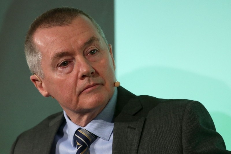 In this file photo taken on Feb. 1, 2019 International Airlines Group (IAG) CEO Willie Walsh listens during a press conference in London. British airline giant IAG said on Thursday that chief executive Willie Walsh has decided to quit and will be replaced by Luis Gallego, who is currently head of Spanish division Iberia. — AFP