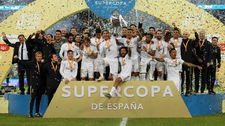 Real Madrid beat city rivals Atletico Madrid in a penalty shootout in Saudi Arabia to win their 11th Spanish Super Cup.
