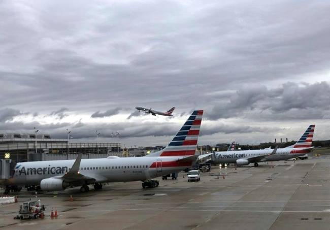 American Airlines reported a jump in fourth-quarter profits on continued strong consumer demand that offset the hit from the 737 MAX grounding. — AFP